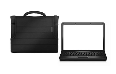 Image showing business bag with laptop