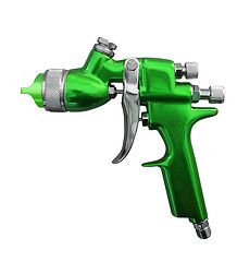 Image showing Spray gun isolated over white background