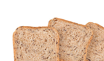 Image showing bread sliced