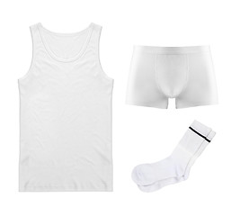 Image showing T-shirt with shorts and socks