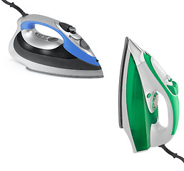 Image showing modern new two electric irons