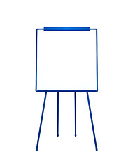 Image showing flip chart isolated