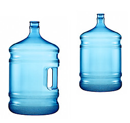 Image showing large bottles of pure water