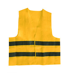 Image showing Safety vest isolated