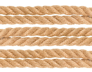 Image showing Seamless golden rope