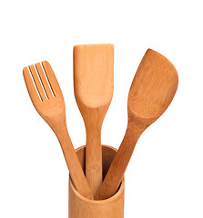 Image showing set of kitchen spatula