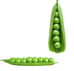 Image showing peas isolated on white