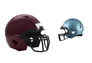 Image showing Football Helmets on white