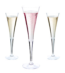 Image showing glass of champagne