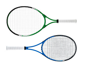 Image showing Tennis rackets