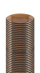 Image showing Stack of plates