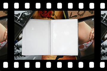 Image showing Photo Album with copy space