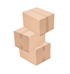 Image showing Cardboard boxes