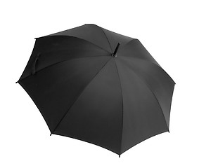 Image showing opened Black umbrella