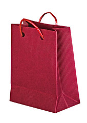 Image showing Red shopping bag