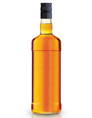 Image showing whiskey bottl on white background