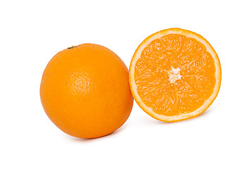 Image showing Sliced orange fruit