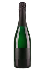 Image showing Champagne bottle isolated on a white background