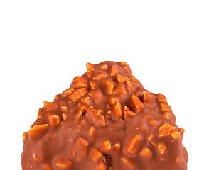 Image showing Close up of chocolate truffle