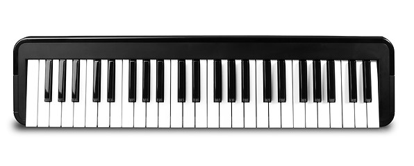 Image showing Synthesizer isolated on white