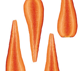 Image showing Ripe carrots