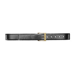 Image showing Black leather belt