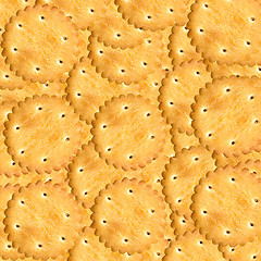 Image showing Fresh crackers background