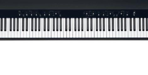 Image showing Synthesizer isolated