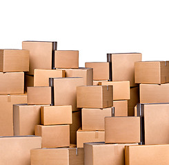 Image showing Cardboard boxes 