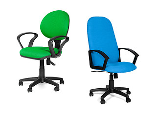 Image showing office chairs