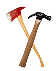 Image showing ax and hammer