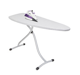 Image showing ironing board isolated 
