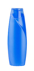 Image showing blue plastic bottle