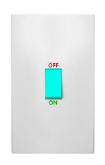 Image showing Light Switch isolated on white background