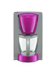 Image showing pink coffee maker