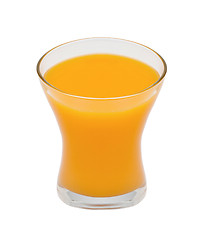 Image showing Orange juice glass