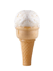 Image showing white ice cream