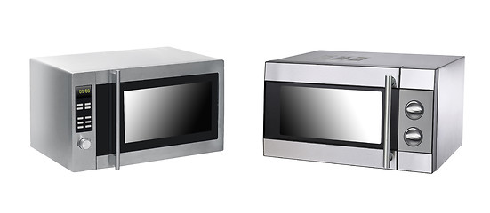 Image showing microwave ovens on background