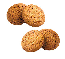 Image showing sweet brown oatmeal Cookies