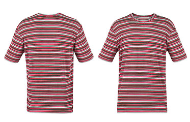 Image showing red striped t-shirt
