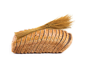 Image showing wheat and loaf of bread