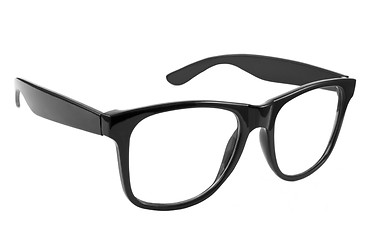 Image showing Black Eye Glasses Isolated on White
