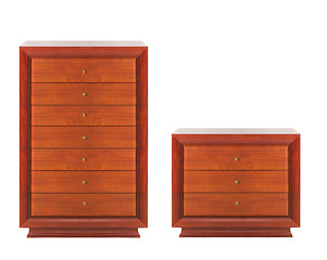 Image showing Wooden dressers