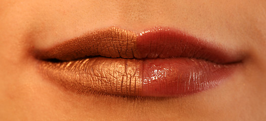 Image showing bright lips