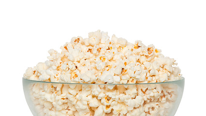 Image showing close up of popcorn in bowl