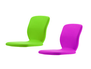 Image showing isolated chairs