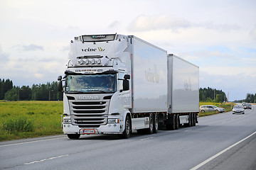 Image showing Scania G450 Reefer Truck on the Road