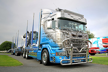 Image showing Scania R730 Timber Truck in Power Truck Show