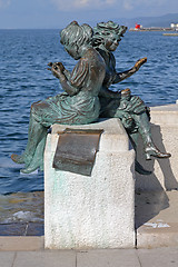 Image showing Le Sartine statue