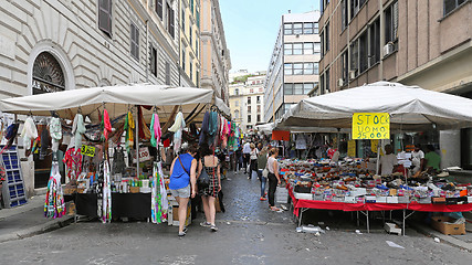 Image showing Street market Rome